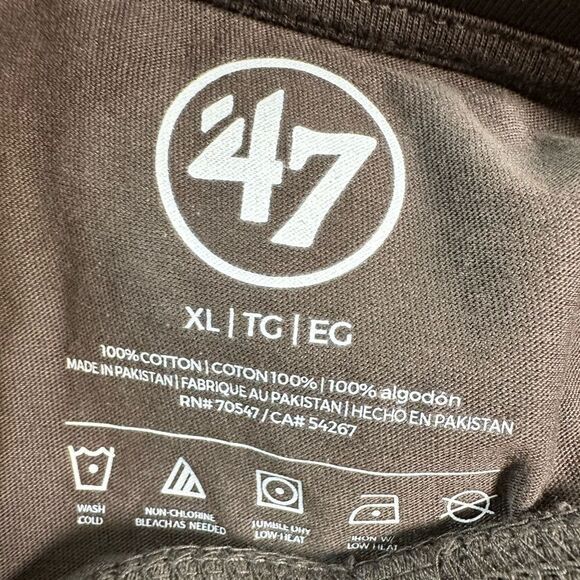 NWT ‘47 Brand Unisex Vintage Wash Graphic Tee Shirt NFL 49ers Football - Size XL - Picture 4 of 7